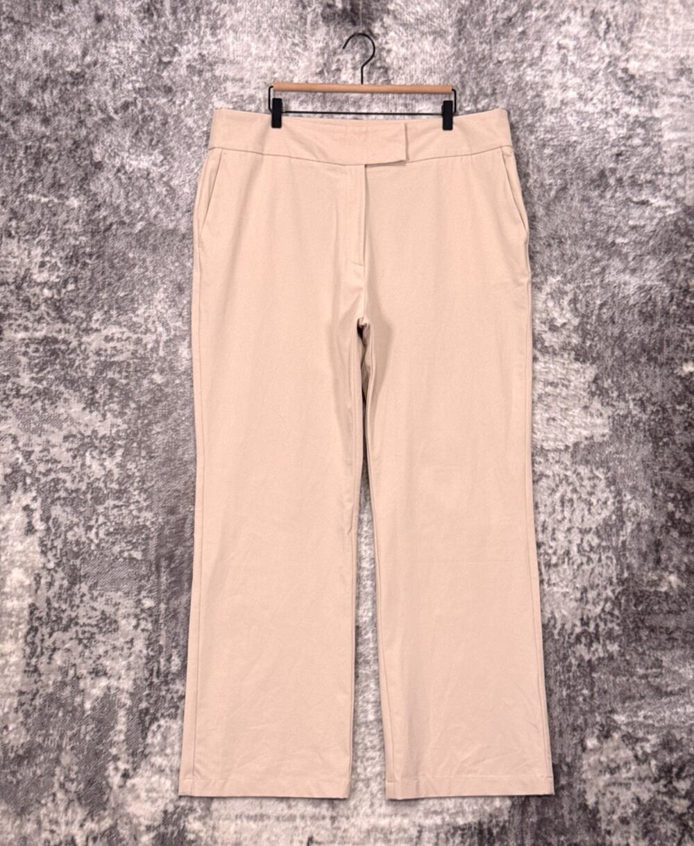 Djerf Avenue Day To Day Pants XXL Womens Trousers Cream